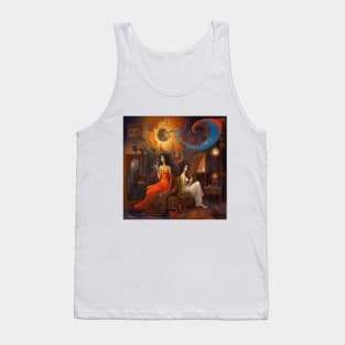 Surreal Orientalism - Whispers of Dual Elegance Tank Top